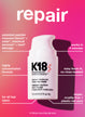 mini hair mask bottle with detailed descriptions of benefit of mask.